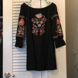 Off the shoulder dress